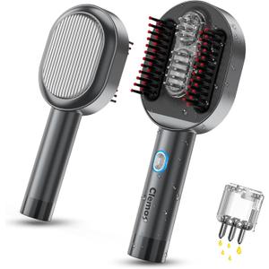 2-in-1 Electric Scalp Massager & Hair Oil Applicator  Upgraded Waterproof Hair Massage Brush w/ 3 Modes Built-in Oil Dispenser for Scalp Care Shower Use Home Travel Relaxation, Gifts for Women