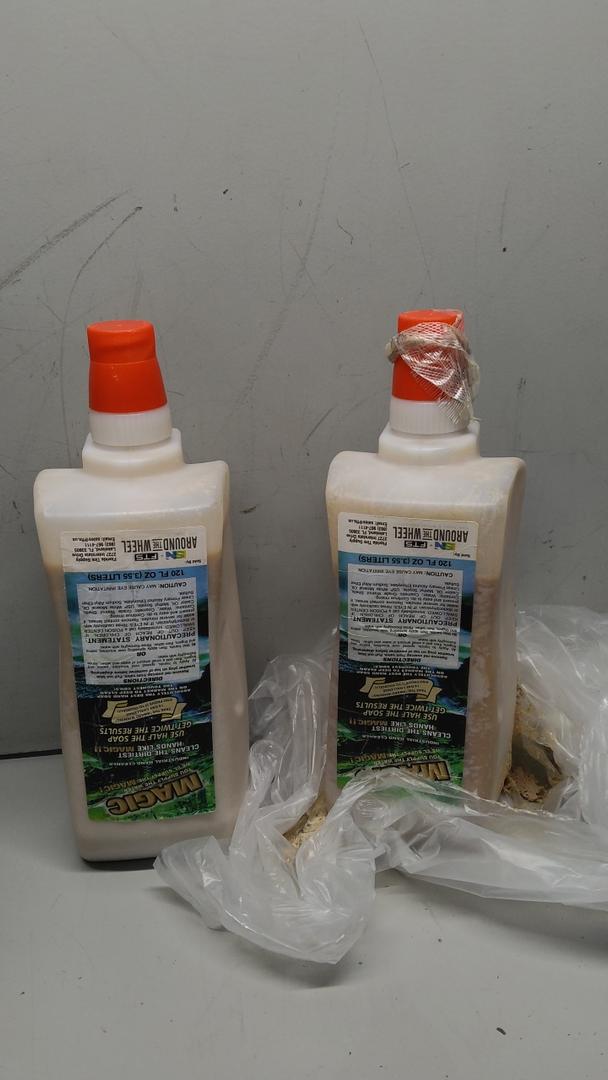 Zenex Magic Hand Soap - Industrial Hand Cleaner for Auto Mechanics | Shop Soap | Walnut Shell Scrubbers to Remove Grease, Oil, Ink & Paint | Moisturizing Ingredients | 3.55 L (2pack)