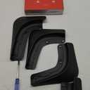 REEVAA 2025 Tesla New Model Y Juniper Accessories - Mud Flaps [Protect Paint, No Drilling Required] All-Weather Mud Guard Body Kits for Model Y Juniper 2025-2026, Black (Set of 4)