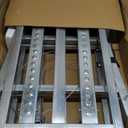 Daxiang Portable Scaffolding Platform 55(L) x15(W) x27-43(H)'' Work Platform Adjustable Height Steel 600 LBS Load Capacity Folding Step Ladder Drywall Painting Stool