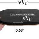 Felt Furniture Sliders Hardwood Floors X-PROTECTOR 4 PCS 9 1/2 inch Furniture Sliders Heavy Duty Felt Sliders Hard Surfaces Move Your Furniture Easily & Safely!