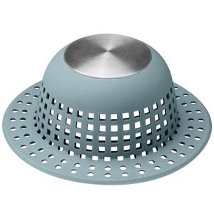 Aluvor Shower Drain Hair Catcher, Bathtub Drain Cover Foldable Silicone Shower & Tub Protector for Pop-Up & Regular Drains