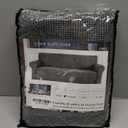 Loveseat Covers High Stretchy Spandex Pet Friendly Sofa Slipcover 1 Piece Non Slip Couch Furniture Protection Covers (Black and White, Loveseat)