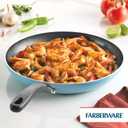 Farberware Cookstart Aluminum DiamondMax Nonstick Frying Pan, Large Skillet, 12.25-Inch, Aqua