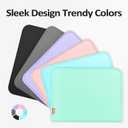 Sooez 13 Pocket Accordion File Organizer, Zipper Expanding File Folder Organizer, Reinforced Plastic Accordion Folder, A4 Letter Size, Portable Folders for Documents, Green