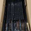 REGILLER 5-Wire Shelving Metal Storage Rack Adjustable Shelves,Standing Storage Shelf Units for Laundry Bathroom Kitchen Pantry Closet(Black,11.8" D x 21.2" W x 53.5" H)