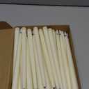 Reginary 36 Pieces Flameless Taper Candles Battery Operated Bulk 11" Plastic Lights LED Candlesticks Window Candles for Birthday Wedding Church Decor Party Supplies(Ivory)