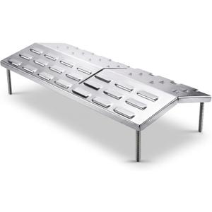 Universal Adjustable Grill Heat Plates Replacement 8.5''D x 19.5-29''W