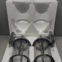 OKELI Dusk to Dawn Outdoor Wall Lights, Waterproof Lighting Fixtures Rustic Farmhouse Wall Lanterns with Clear Glass Shades Anti-Rust Outside Lights for House(Black with Gold-Trim, 2 Pack)