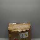 Furnulem White Dresser with 5 Drawers, Vertical Storage Tower Fabric Dresser for Bedroom, Hallway, Entryway, Nursery, Closet Organizer, Nightstand Bedside Table Furniture, Sturdy Steel Frame, Wood Top