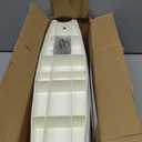 Goovilla Pool Ladder Steps Replacement, (3-Pack) 18" Universal Heavy-Duty Molded Plastic Swimming Pool Ladder Rung Step with 6 PCS Stainless Steel Bolts for Inground and Above Ground Pools, White