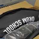 Drum Bags Set 7-pcs, Drum Soft Carrying Cases Set Thick Padded for 10" / 12" Tom, 14" Snare, 16" Floor Tom, 22'' * 18'' Bass, 22" Cymbal, Hardware Bag, Heavy Duty, Durable (Fusion 16)