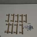 Asidrama 10 Pack 3 Inch(76mm) Champagne Bronze Cabinet pulls Kitchen Cabinet Handles, Cabinet Pulls Kitchen Cabinet Hardware for Cupboard Drawer Pulls (3" Hole Center)