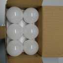 ORALUCE A15 LED Bulb 5 Watts Daylight White 5000K,40W Equivalent Table Lamp Bulb, E26 Standard Screw Base G45 Shape Small Light Bulbs for House Lighting,450 Lumens,Non-Dimmable,6 Pack