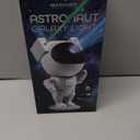 Star Projector Galaxy Night Light - Astronaut Space Projector, Starry Nebula Ceiling LED Lamp with Timer and Remote, Kids Room Decor Aesthetic, for Christmas & Birthdays (White)