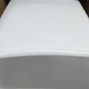 Rubbermaid,White Dual-Action Swing Lid Trash Can, 11.25 Gallon, for Home/Kitchen/Bathroom/Garbage