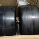 11x6.00-5" Flat Free Lawn Mower Tires Solid Smooth 2PCS for Zero Turn Mower | Mower Tire with 3/4", 5/8" & 1/2" Bearings,6" - 8" Centered Hub,400lbs Load for Residential and Commercial Mower