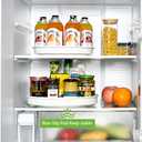 Amolliar Lazy Susan Organizer, Tray for Household Purpose, Metal Rotating Turntable for Cabinet, Kitchen, Fridge, Pantry Storage, Vanity, Spice Rack Condiment, Under Sink Organizer, White 10" 4 Pack