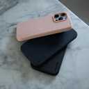 Incase ICON Case with Woolenex for iPhone 16 Pro Max - Durable, Protective, Lightweight, Water-Resistant, Scratch Resistant with Wireless Magsafe Charging - Cocoa Pebbled Plant Leather