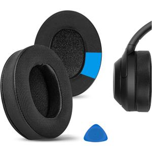 Geekria Sport Cooling-Gel Replacement Ear Pads for Sony WH-1000XM4 Headphones Ear Cushions, Repair Parts (Black)