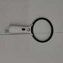 Magnifying Glass with Light Large 5" Lens, 20X 30X Handheld Illuminated Lighted Magnifier 24LED 1UV Light for Seniors, Reading, Coins, Jewelry, Close Work (Black)