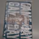 Football Mama Shirts Women Game Day Football Mom T Shirt Season Sports Mom Shirt Short Sleeve Sunday Tee Tops (Small, Cyanblue)