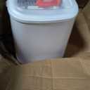 OLIXIS Countertop Ice Maker with Self-Cleaning, Portable Ice Maker Machine with Scoop, 26Lbs/24H, 9 Cubes in 6 Mins, 2 Sizes of Bullet for Home, Kitchen, Office, White