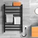 2 in 1 Towel Warmer Rack -VOKIM Wall Mounted Heated Towel Warmer Rack