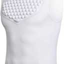 COOLOMG Youth Baseball Chest Protector Softball Padded Shirt Heart Guard Sternum Protection for Football Lacrosse, Size M