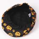 A&J DESIGN Baby Boy Driver Cap, Toddler 2pcs Newsboy Cap & Bow Tie 3 Months - 8 Years (12-24 Months, Pumpkin)