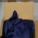 MIULEE Navy Blue Blackout Curtains for Bedroom Living Room 63 Inches Long 2 Panels, Thermal Insulated Room Darkening Drapes Solid Grommet Noise Reducing Light Blocking Window Treatments 40x63 Inch