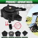 Fuel Pump Compatible with EZGO Golf Cart Gas Club Car 295cc 350cc Robin 4-cycle Engine Kawasaki FE290 FE350 Yamaha G16 G18 G19 G20 G22 G27 G29 72873G01 Marathon TXT RXV ST Medalist DS Precedent