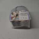 Boppy Anywhere Travel Nursing Pillow, Soft Gray, Plus Sized to Petite with Stretch Belt, Portable Nursing Pillow, Breastfeeding and Bottle-Feeding Support, Machine Washable (1 Count (Pack of 1))