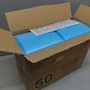 Amazon Basics X-Large Heavy Duty Absorbent Puppy Potty Pads, Leak-Proof, Quick-Dry, Super Absorbent Gel Technology for Dog Training, 28 x 34 Inches, Blue & White, Pack of 50