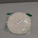 Silicone Bathroom Tray Round Kitchen Counter Organizer Decorative Vanity Accessories Coffee Table Decor for Perfume, Candle, Soap Dish, 9 Inch, Beige