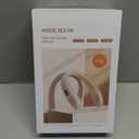 VEKK Neck Fan, Portable Bladeless Fan, 6000mAh Battery USB Rechargeable, LED Display, 360° Cooling Wearable Personal Fan, 3 Speeds, Quiet, Hands Free Neck Fans for Travel, Outdoor, Camping