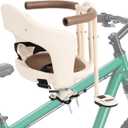 Kid's Bike Seat with Cushion, Front Mounted Child Bike Seat for Adult Bike