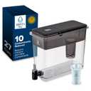 Brita UltraMax Large Water Dispenser with 1 BritaPlus Filter, 27 Cup Capacity, Black (Package May Vary)
