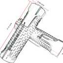 2 Pack Red Carbon Look Aluminum Motorcycle 22mm Engraved Handle Bar Rubber Gel Hand Grips CNC Bar End 7/8" Compatible with Suzuki GSXR GSX-R 125 150 600 750 1000 1300 Hayabusa