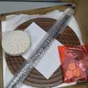 Round Side Table, Adjustable-Height Small Drink Table, Pedestal Martini Stand, Weighted Base Cocktail Table Accent Nightstand for Living Room, Bedroom, Bathroom, Office, Walnut (11.8"D x 11.8"W x 30"H)