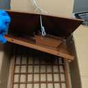 Mealworms Bird Feeders for Bluebirds - Metal - Huge Caged Squirrel-Proof Bird Feeders with 2 Cups, DIY Wild Bird Feeders Outdoor Hanging (Brown), Attract Wild Birds, 2lbs Seed Capacity+1 Mealworms Cup