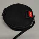 KLIM Portable CD Player Case, Waterproof Portable CD Player Carrying Case, Adjustable Strap, Suitcase with 3 Compartments