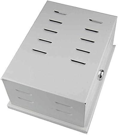 Universal Thermostat Guard, Off-White, Metal