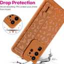 OOK Compatible with Samsung Galaxy S20 Ultra Case with Wrist Strap, Leopard Silicone Shockproof Protective Slim Anti-Scratch Cheetah Cover for Women Girls, Brown