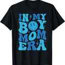 My Boy Mom Era Boy Mama Gender Reveal T-Shirt 2XL