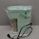 Single Serve One Cup Coffee Maker, for K Cups and Grounds, Mini Coffee Maker with Portable Handle, 6 to 12 Oz Brew Size, for Travel, Camping, Office, RV and Dorm, 120V, Oasis