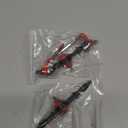 Metal Front & Rear Portal Axle Set Upgrades Parts Compatible with WPL C14 C24 C34 C44 B14 B24 1/16 RC Car (Black)