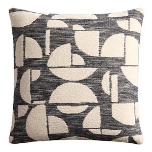 Cream and Blue Colored Throw Pillows Worldmarket Set Of 2