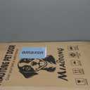 MIAOTONG 3-Flap Dog Door for Wall, Energy-Efficient Insulated Pet Door for Wall, Aluminum Lock Doggy Door for Wall,Steel Frame and Telescoping Tunnel Dog Doors (Pets Up to 220 Lb) -X-Large