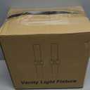 Wall Sconces Set of Two, Hardwired Brass Bathroom Sconces Wall Lighting with Clear Glass, Modern Sconces Wall Decor Set of 2 Vanity Light fixtures for Bathroom Mirror Bedroom (Bulbs Not Included)